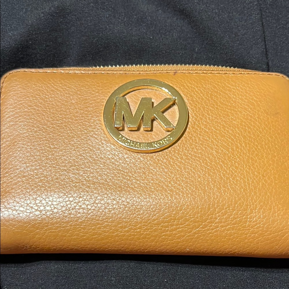 Michael Kors Camel Leather Wallet